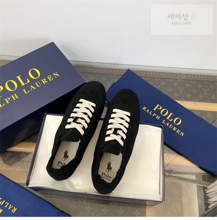 Polo Ralph Lauren 폴로 랄프로렐 포니 스웨이드 스니커즈 신발 10번 이미지