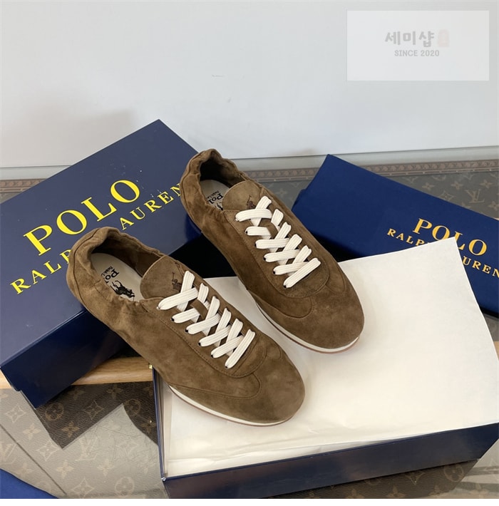 Polo Ralph Lauren 폴로 랄프로렐 포니 스웨이드 스니커즈 신발 12번 이미지