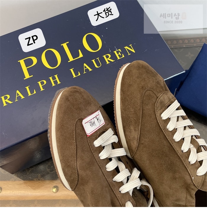 Polo Ralph Lauren 폴로 랄프로렐 포니 스웨이드 스니커즈 신발 23번 이미지
