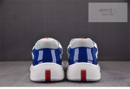 프라다 프라다 아메리카 컵 스니커즈 블루/실버 신발 1번 이미지