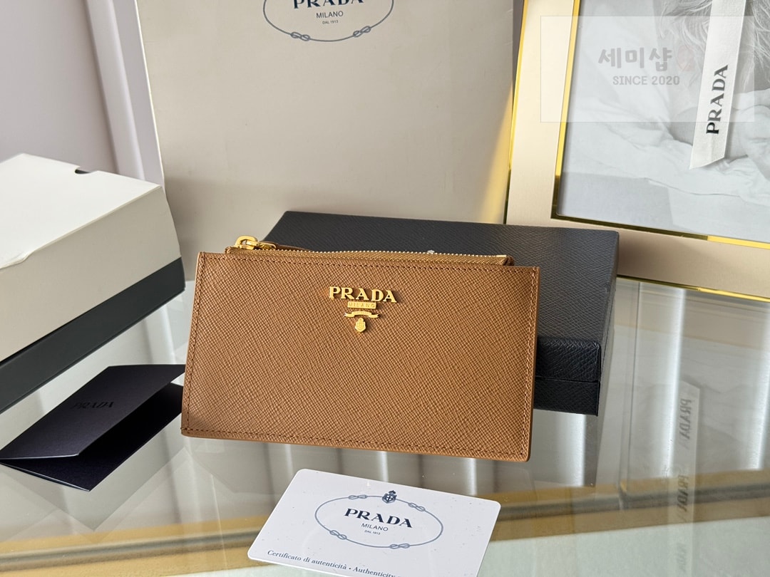 프라다 프라다 사피아노 레더 카드 홀더 1 지갑 38번 이미지