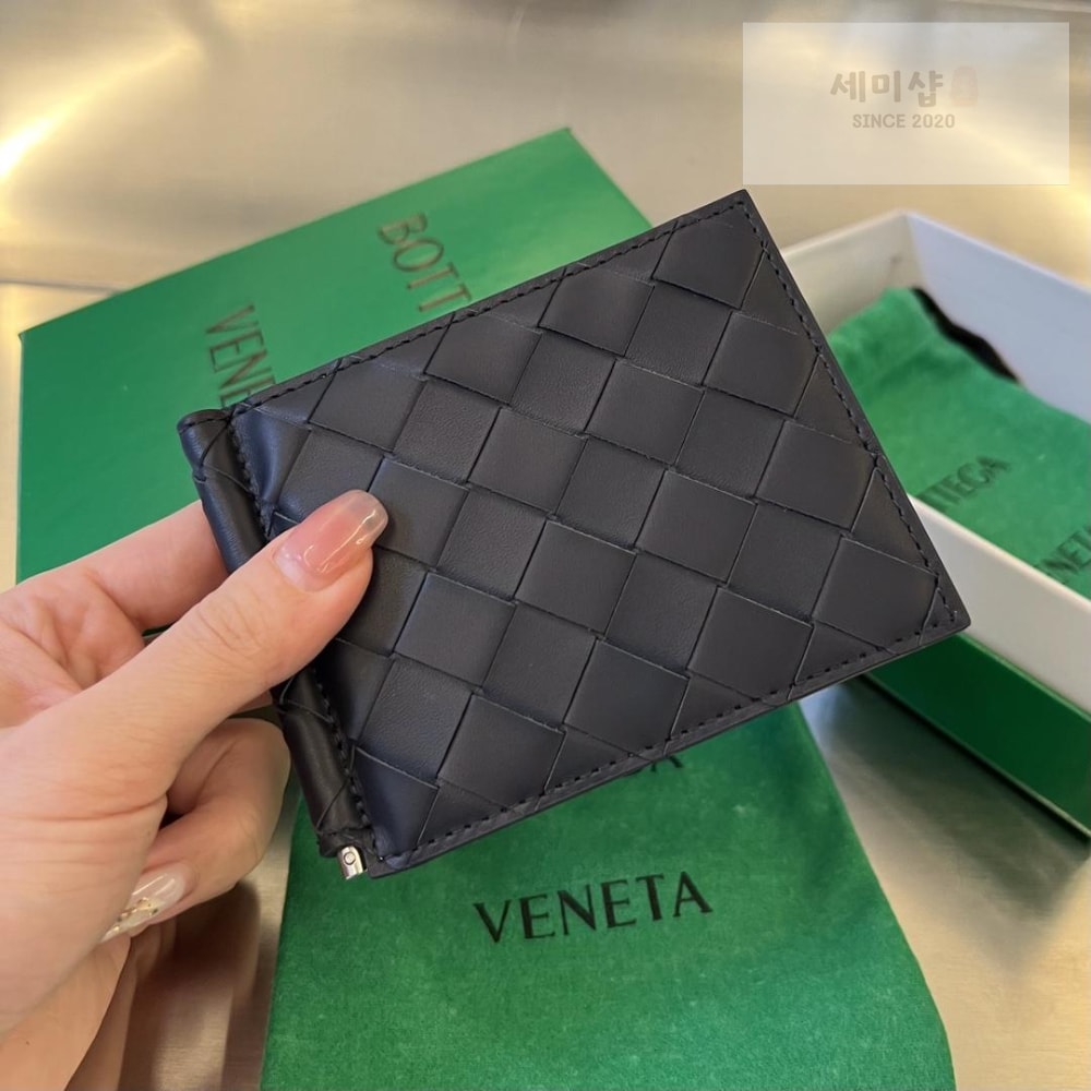 Bottega Veneta Bottega Veneta Intrecciato Bill_Clip_Wallet 지갑 3번 이미지