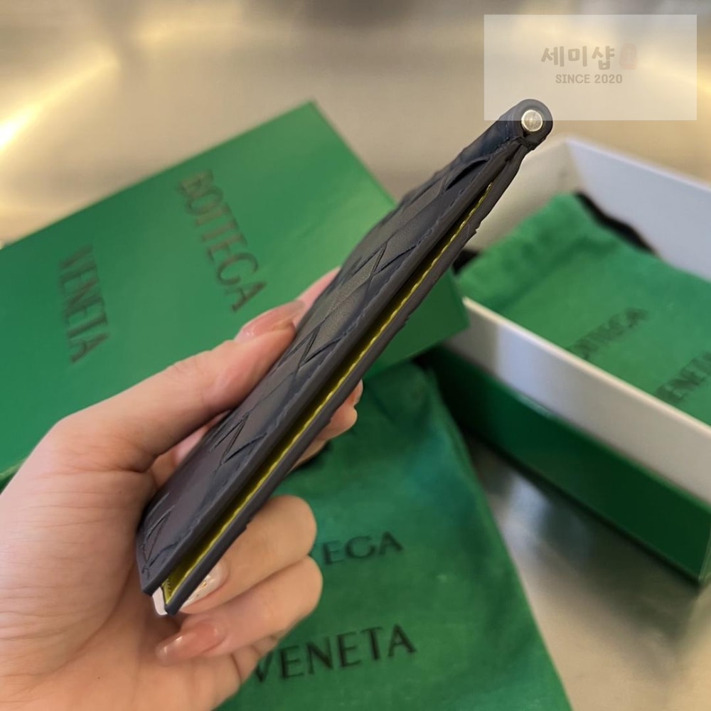 Bottega Veneta Bottega Veneta Intrecciato Bill_Clip_Wallet 지갑 4번 이미지