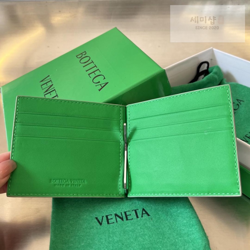 Bottega Veneta Bottega Veneta Intrecciato Bill_Clip_Wallet 지갑 10번 이미지