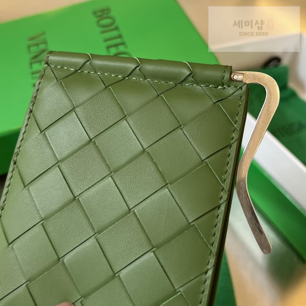 Bottega Veneta Bottega Veneta Intrecciato Bill_Clip_Wallet 지갑 15번 이미지