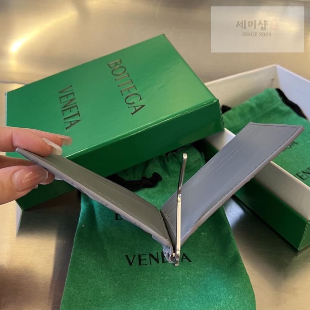 Bottega Veneta Bottega Veneta Intrecciato Bill_Clip_Wallet 지갑 2번 이미지