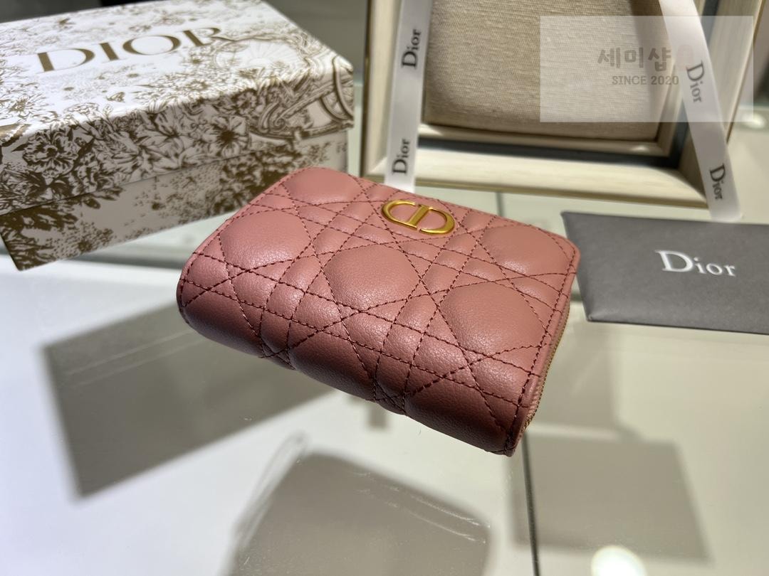 D I O R Dior Caro Compact Zipped Wallet 지갑 7번 이미지