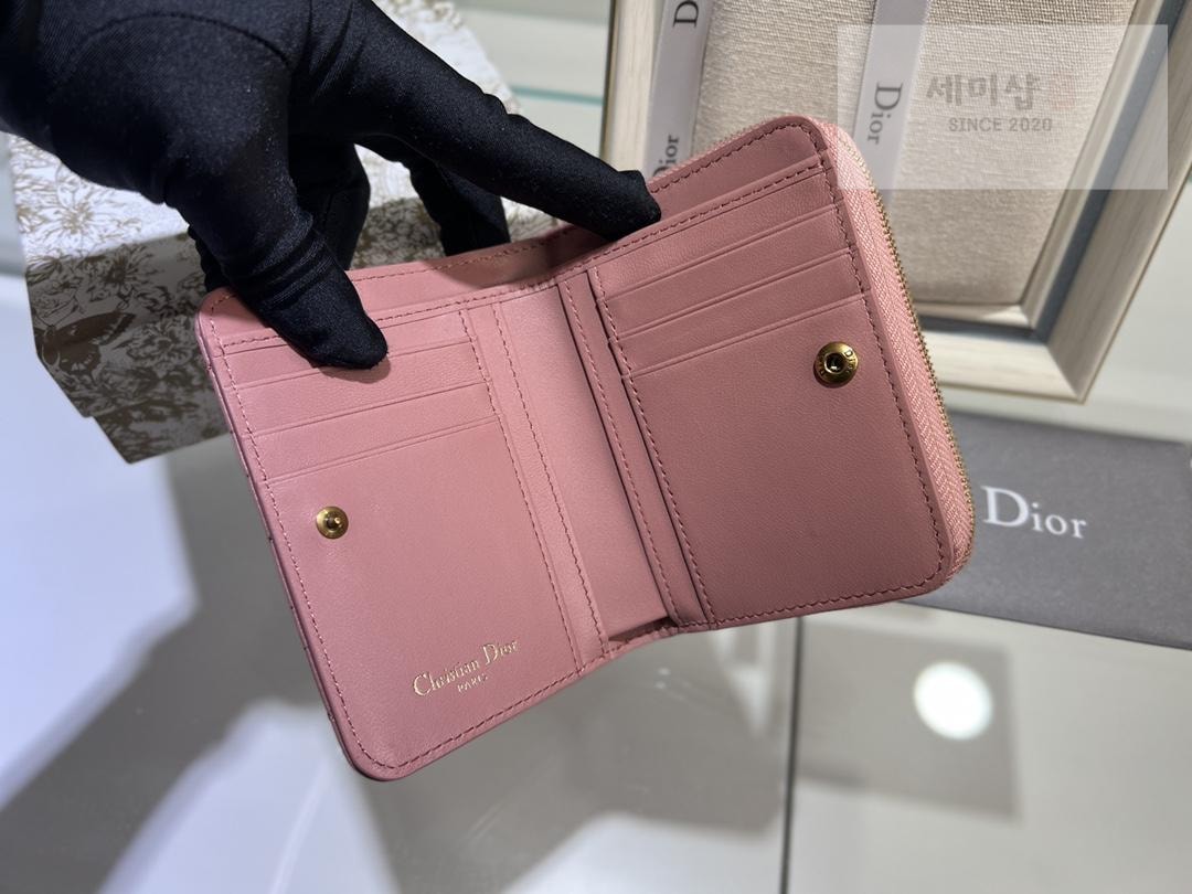 D I O R Dior Caro Compact Zipped Wallet 지갑 9번 이미지