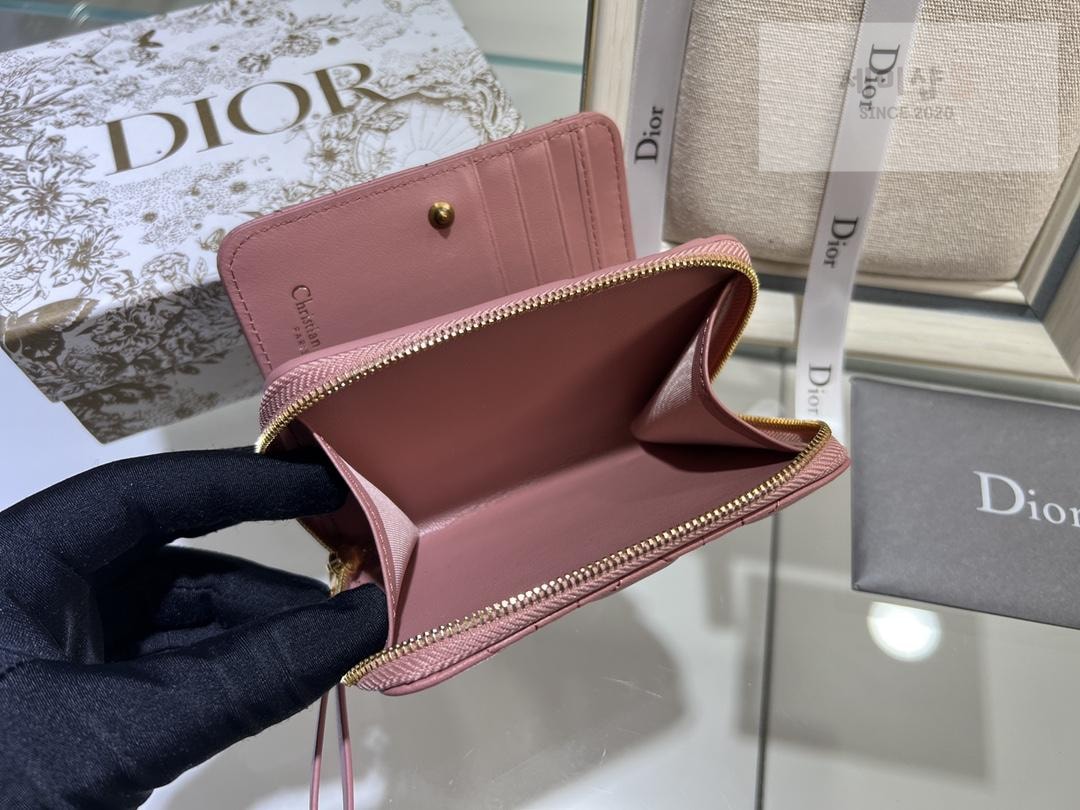 D I O R Dior Caro Compact Zipped Wallet 지갑 10번 이미지