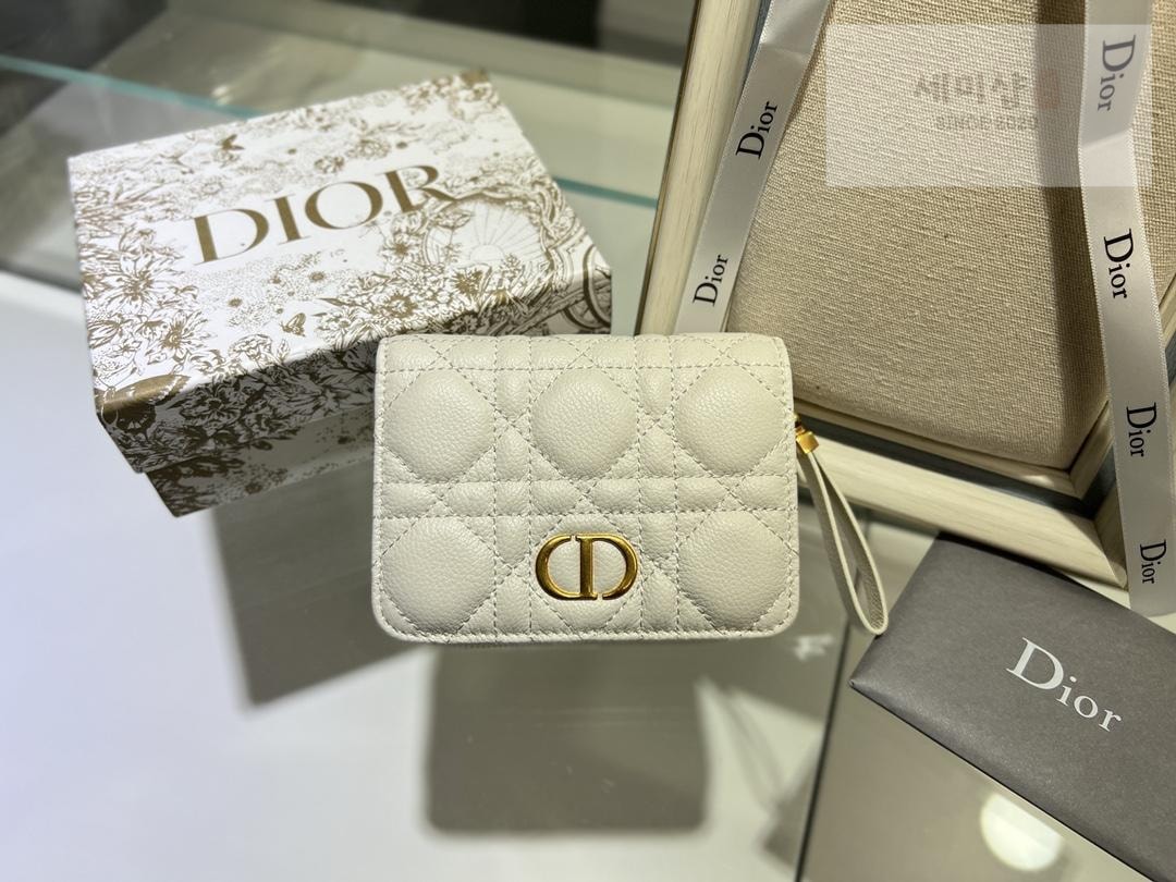D I O R Dior Caro Compact Zipped Wallet 지갑 11번 이미지