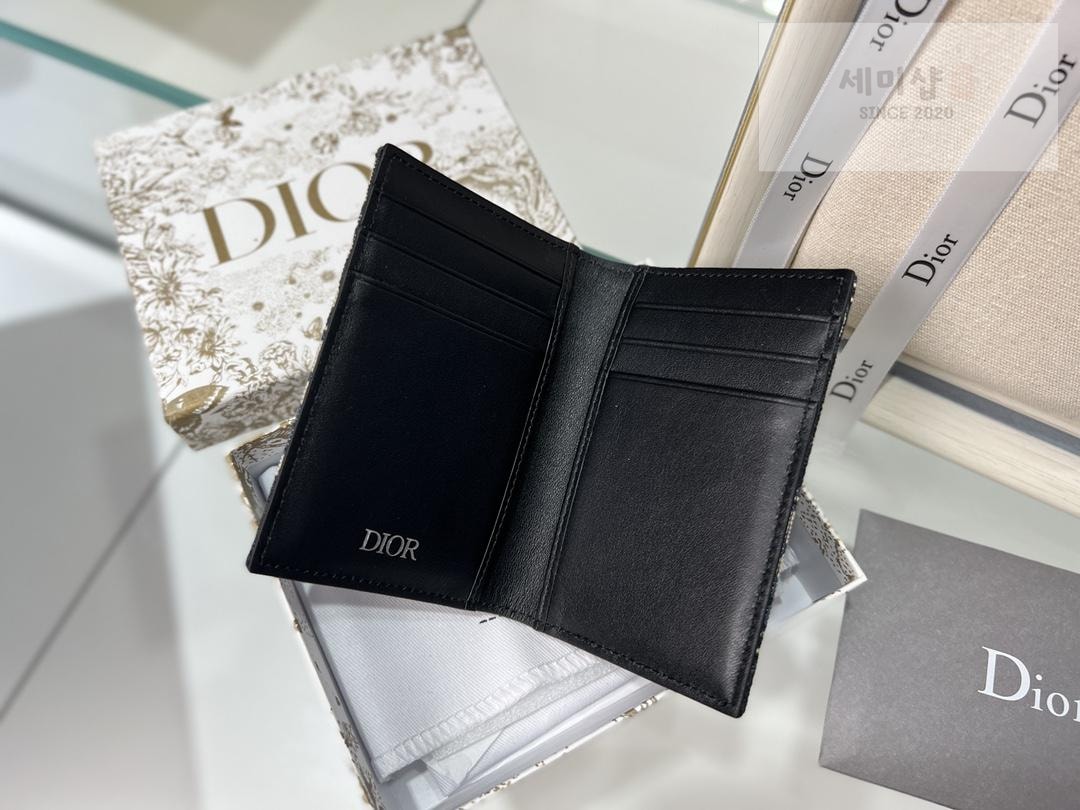 D I O R Dior Fold Card Holder 레플리카 2번 이미지 - 지갑 | 세미샵 레플리카 사이트