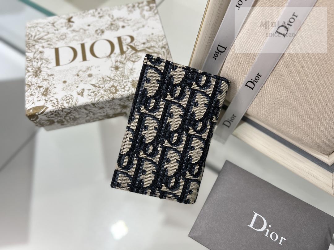D I O R Dior Fold Card Holder 레플리카 6번 이미지 - 지갑 | 세미샵 레플리카 사이트