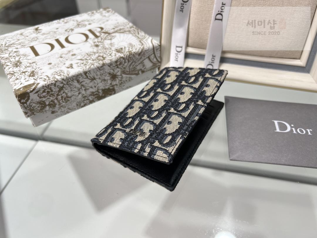 D I O R Dior Fold Card Holder 레플리카 7번 이미지 - 지갑 | 세미샵 레플리카 사이트