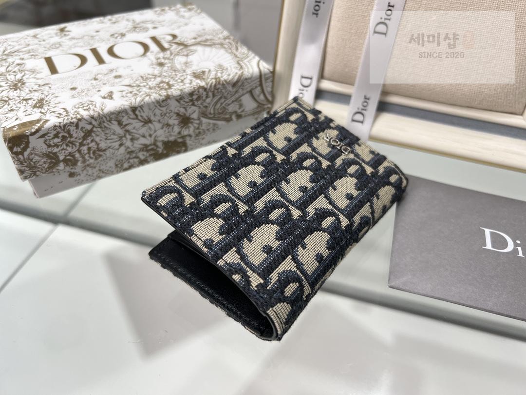 D I O R Dior Fold Card Holder 레플리카 8번 이미지 - 지갑 | 세미샵 레플리카 사이트