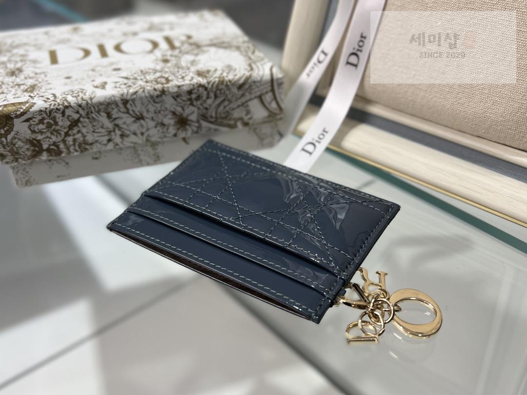 D I O R Dior Lady Patent Cannage Card Holder 지갑 2번 이미지
