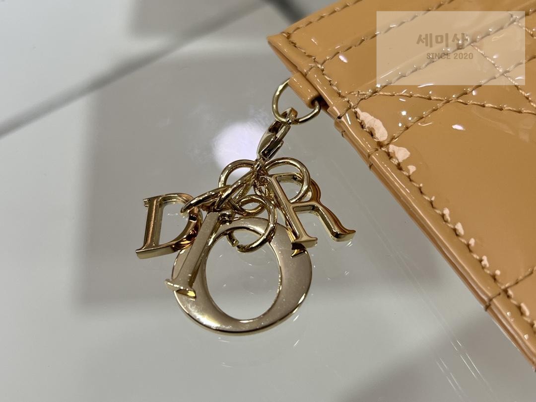 D I O R Dior Lady Patent Cannage Card Holder 지갑 8번 이미지
