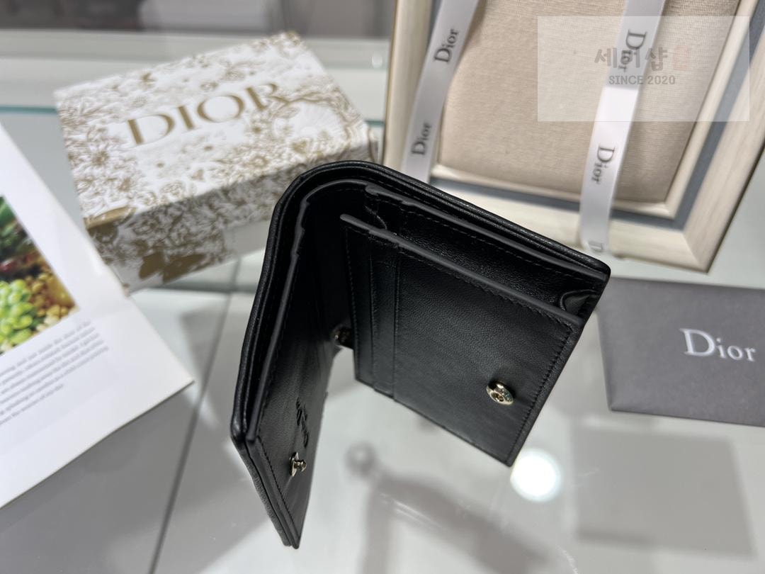 D I O R Dior Mini Lady Wallet Cannage 지갑 25번 이미지