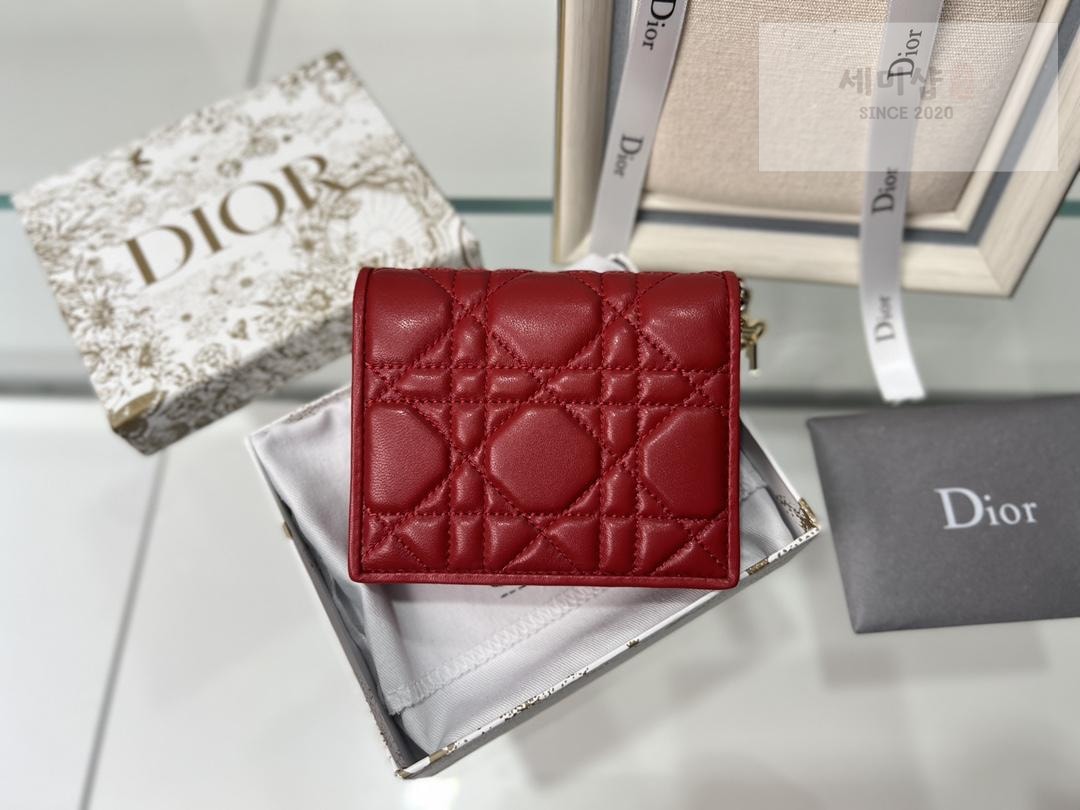 D I O R Dior Mini Lady Wallet Cannage 지갑 5번 이미지