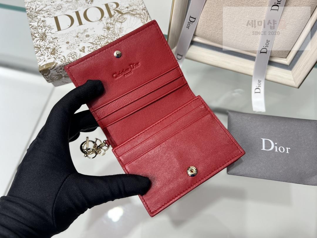D I O R Dior Mini Lady Wallet Cannage 지갑 6번 이미지