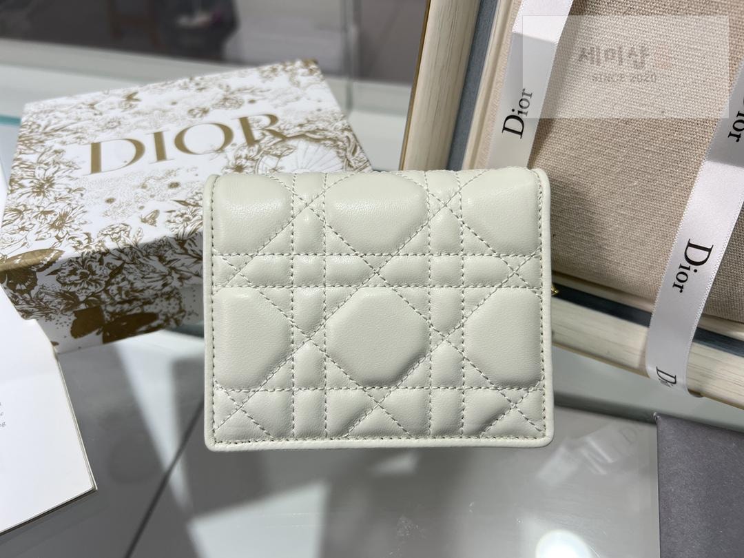 D I O R Dior Mini Lady Wallet Cannage 지갑 13번 이미지