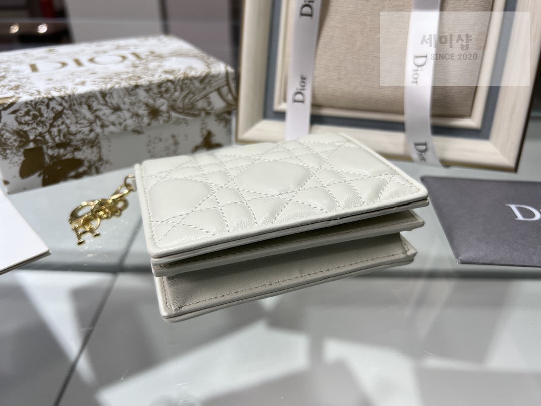 D I O R Dior Mini Lady Wallet Cannage 지갑 14번 이미지