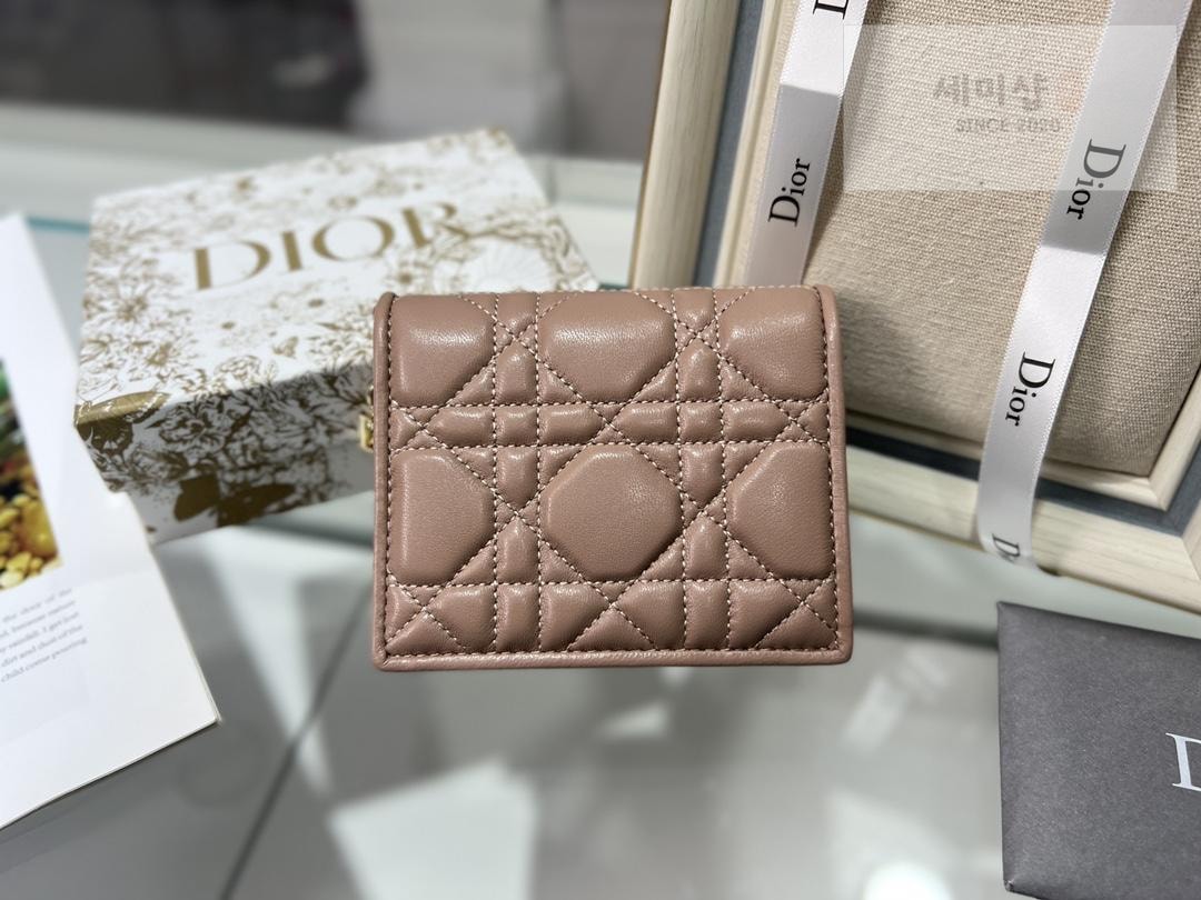 D I O R Dior Mini Lady Wallet Cannage 지갑 16번 이미지