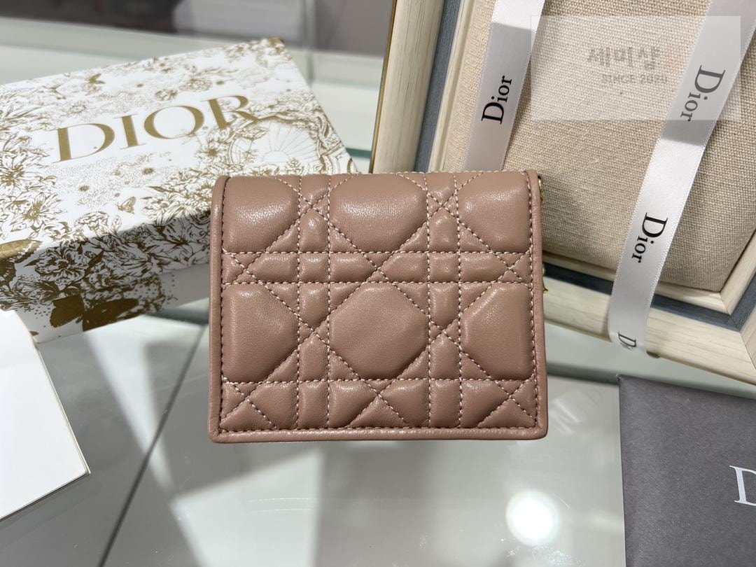 D I O R Dior Mini Lady Wallet Cannage 지갑 17번 이미지