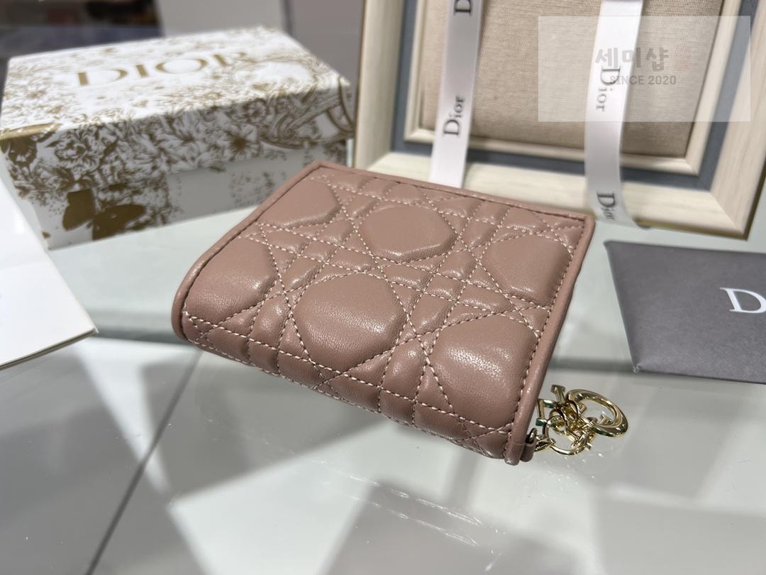 D I O R Dior Mini Lady Wallet Cannage 지갑 19번 이미지