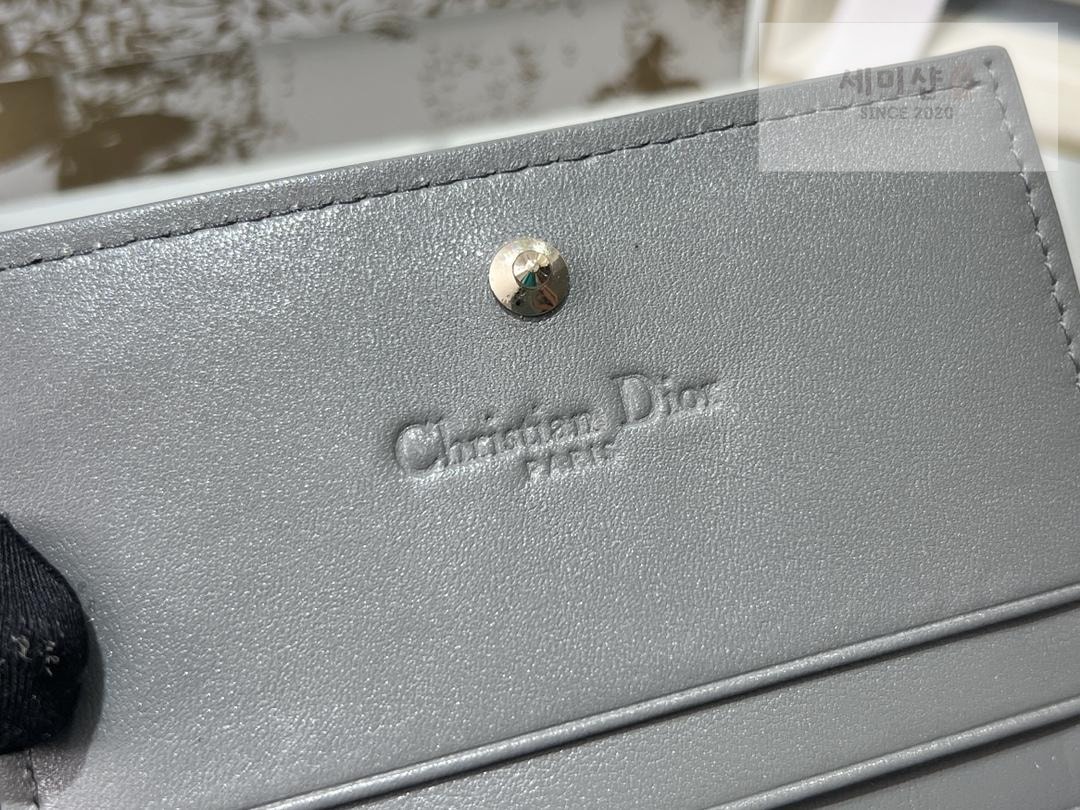 D I O R Dior Mini Lady Wallet Cannage 지갑 23번 이미지