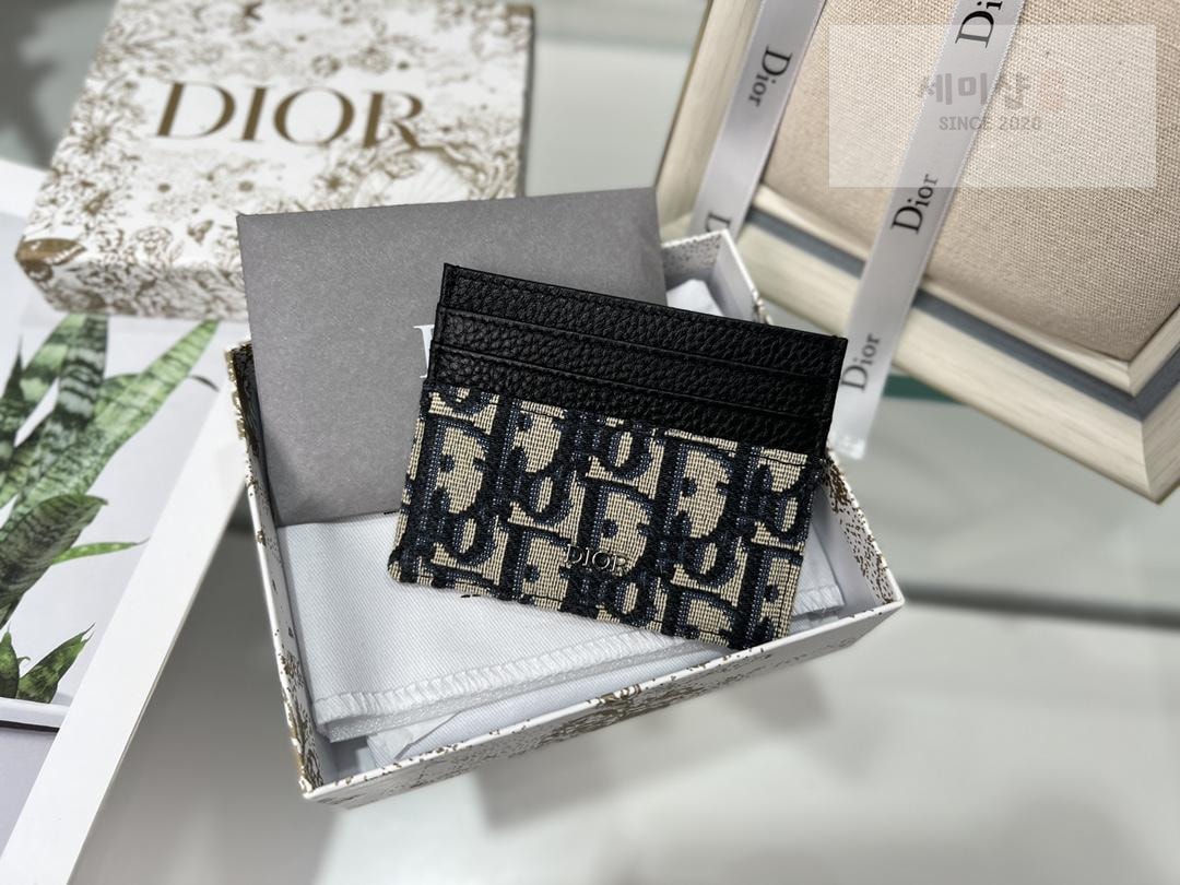D I O R Dior Oblique Card Holder 지갑 1번 이미지