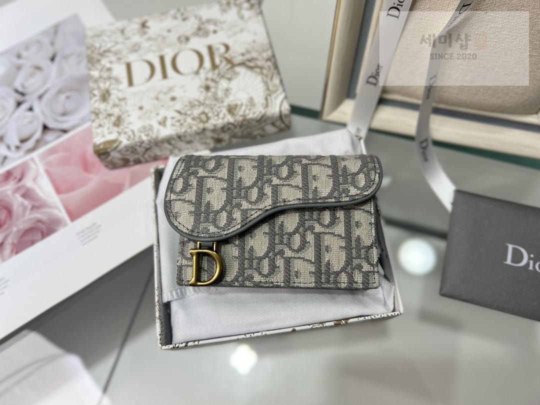 D I O R Dior Oblique Saddle Flap Holder 지갑 1번 이미지