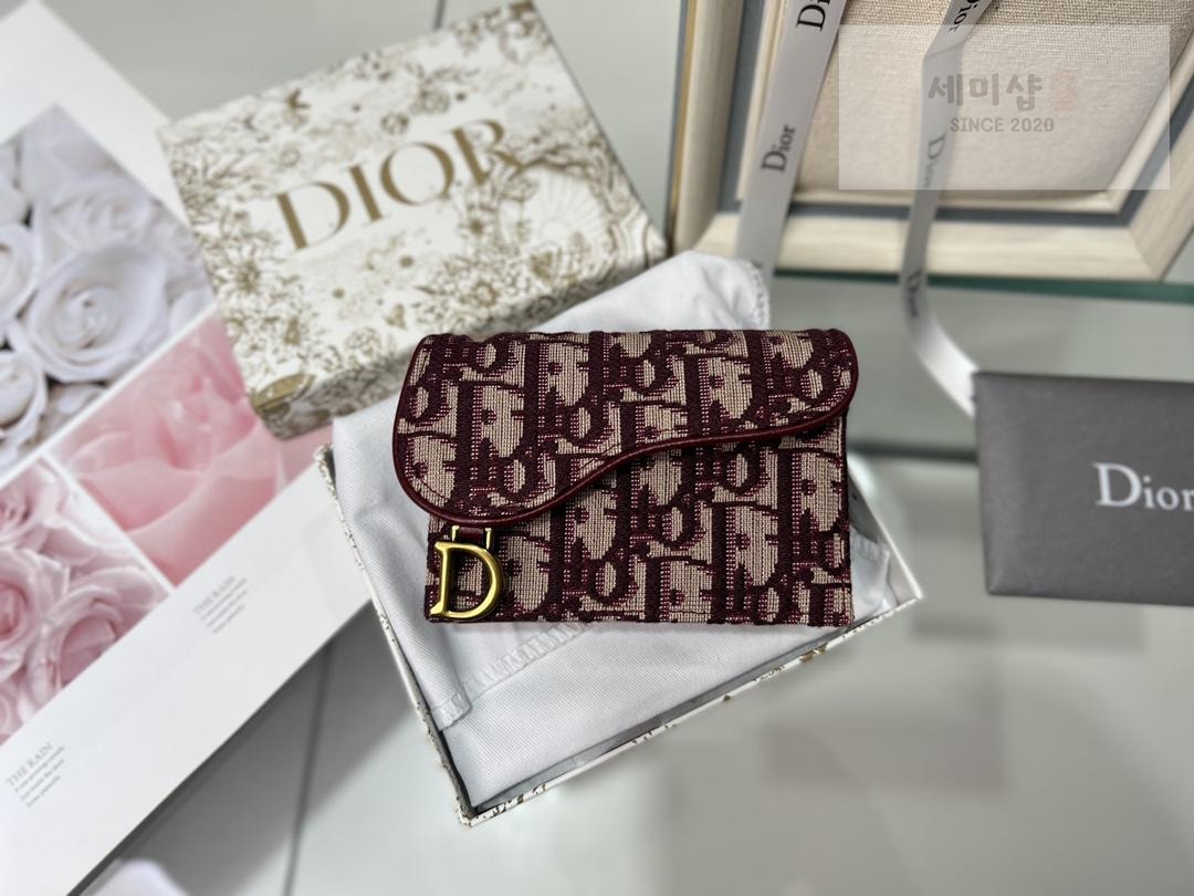 D I O R Dior Oblique Saddle Flap Holder 지갑 6번 이미지