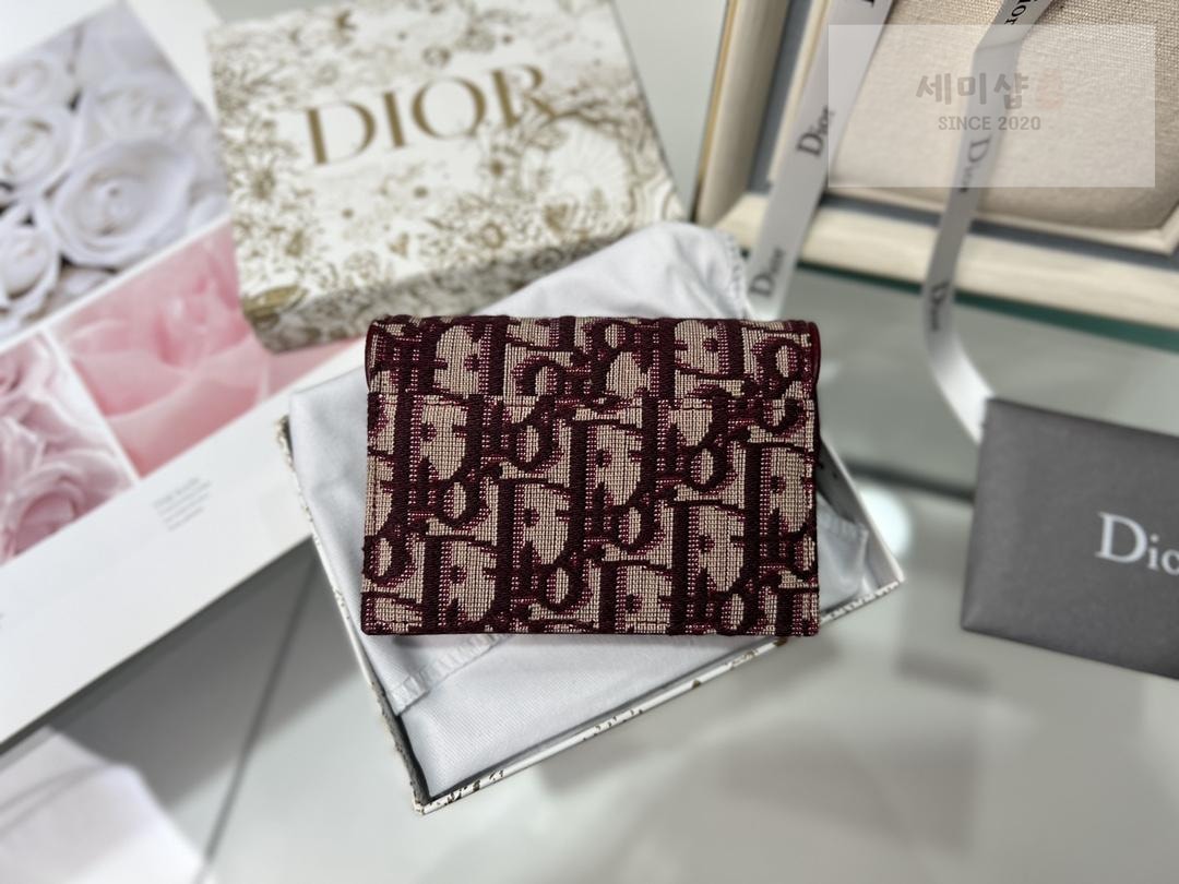 D I O R Dior Oblique Saddle Flap Holder 지갑 7번 이미지