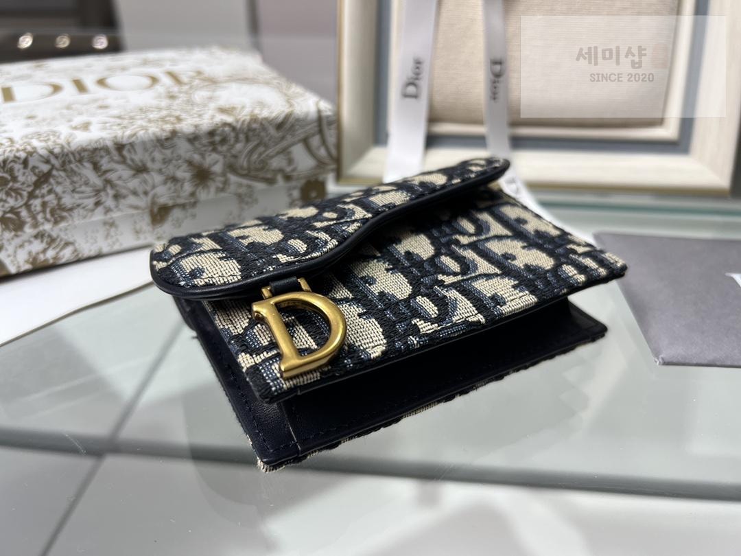 D I O R Dior Oblique Saddle Flap Holder 지갑 12번 이미지