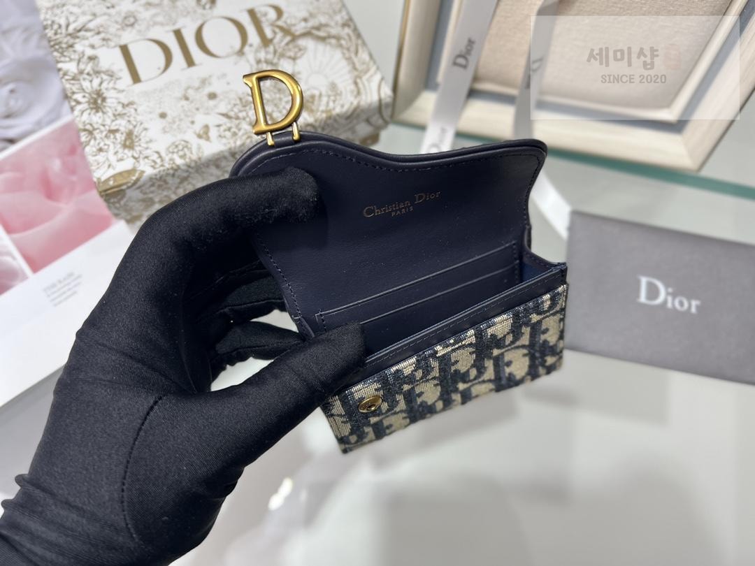 D I O R Dior Oblique Saddle Flap Holder 지갑 13번 이미지