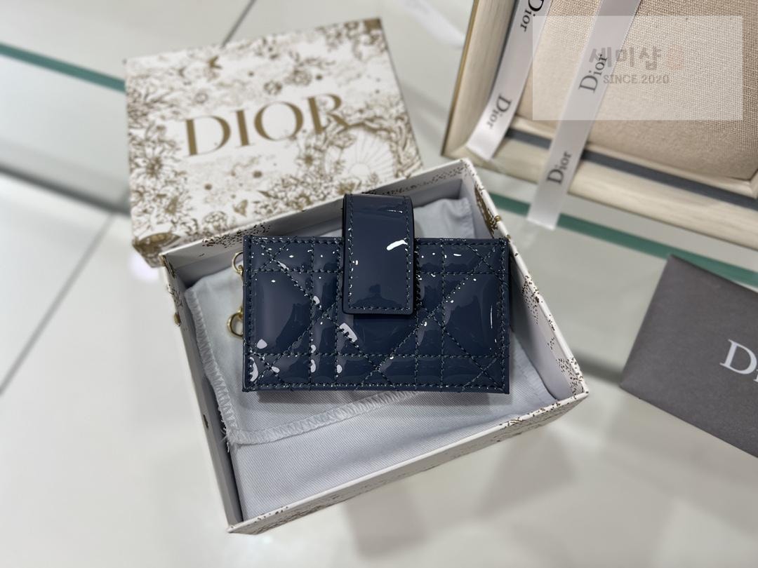 D I O R Dior Patent 5 Gusset Card Horder 지갑 6번 이미지