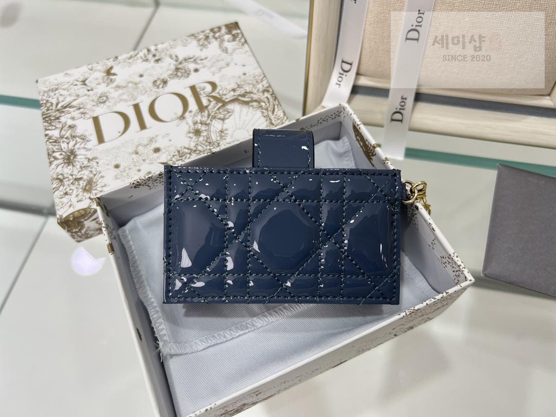 D I O R Dior Patent 5 Gusset Card Horder 지갑 7번 이미지