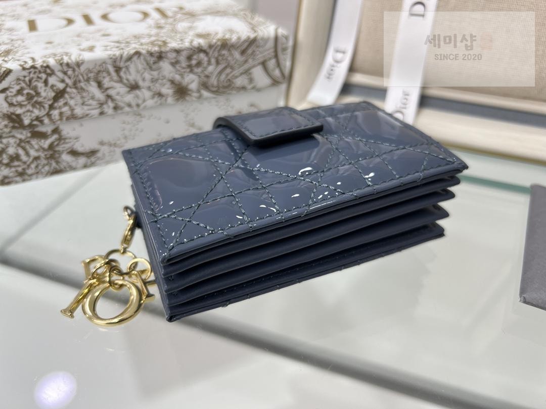D I O R Dior Patent 5 Gusset Card Horder 지갑 8번 이미지