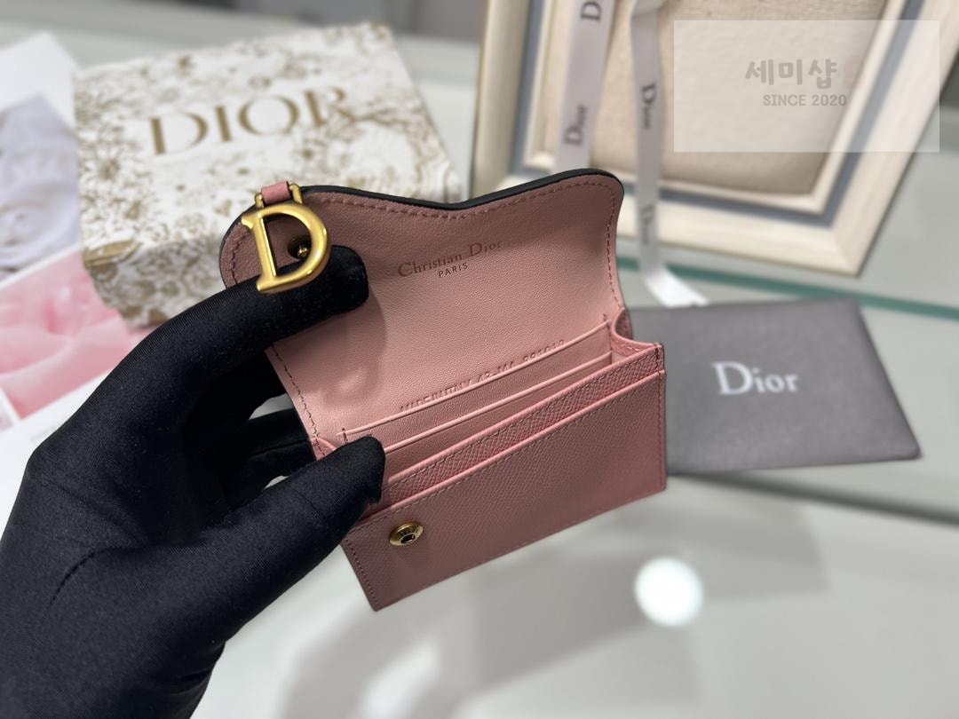 D I O R Dior Saddle Flap Card Holder 지갑 15번 이미지