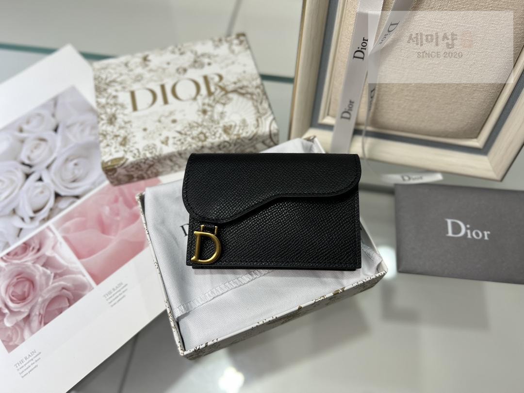 D I O R Dior Saddle Flap Card Holder 지갑 14번 이미지