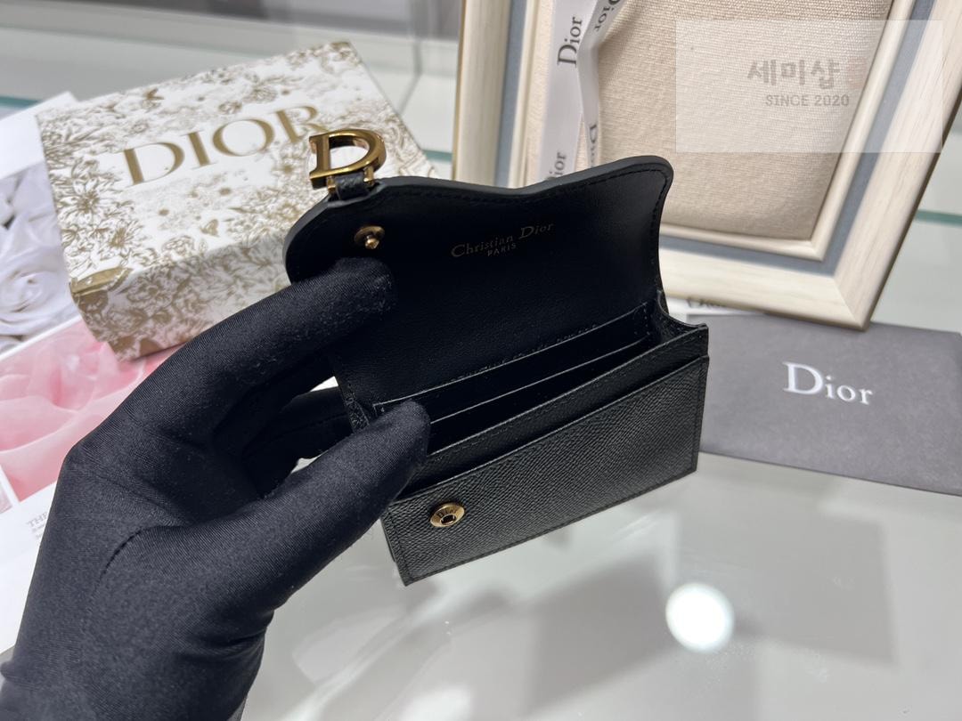 D I O R Dior Saddle Flap Card Holder 지갑 6번 이미지