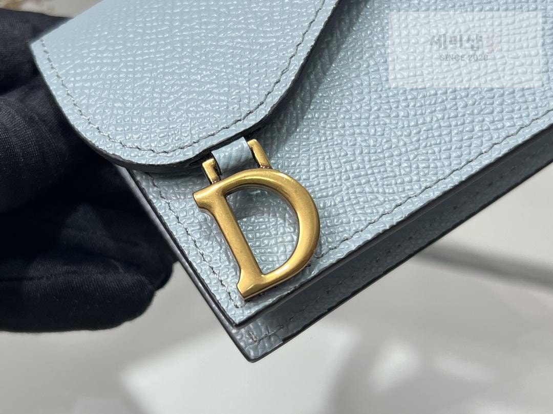 D I O R Dior Saddle Flap Card Holder 지갑 10번 이미지