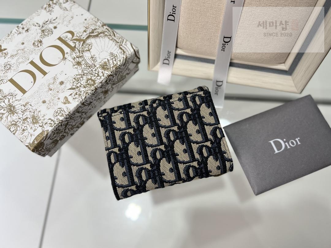 D I O R Dior Saddle Lotus Oblique Wallet 지갑 2번 이미지