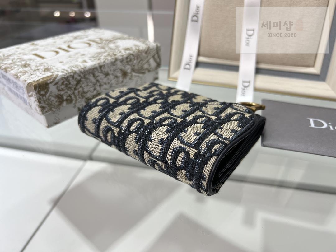 D I O R Dior Saddle Lotus Oblique Wallet 지갑 3번 이미지