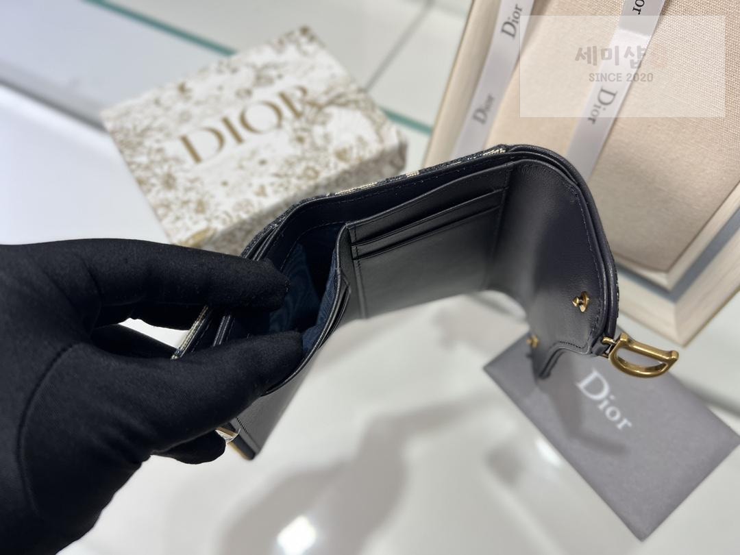 D I O R Dior Saddle Lotus Oblique Wallet 지갑 4번 이미지