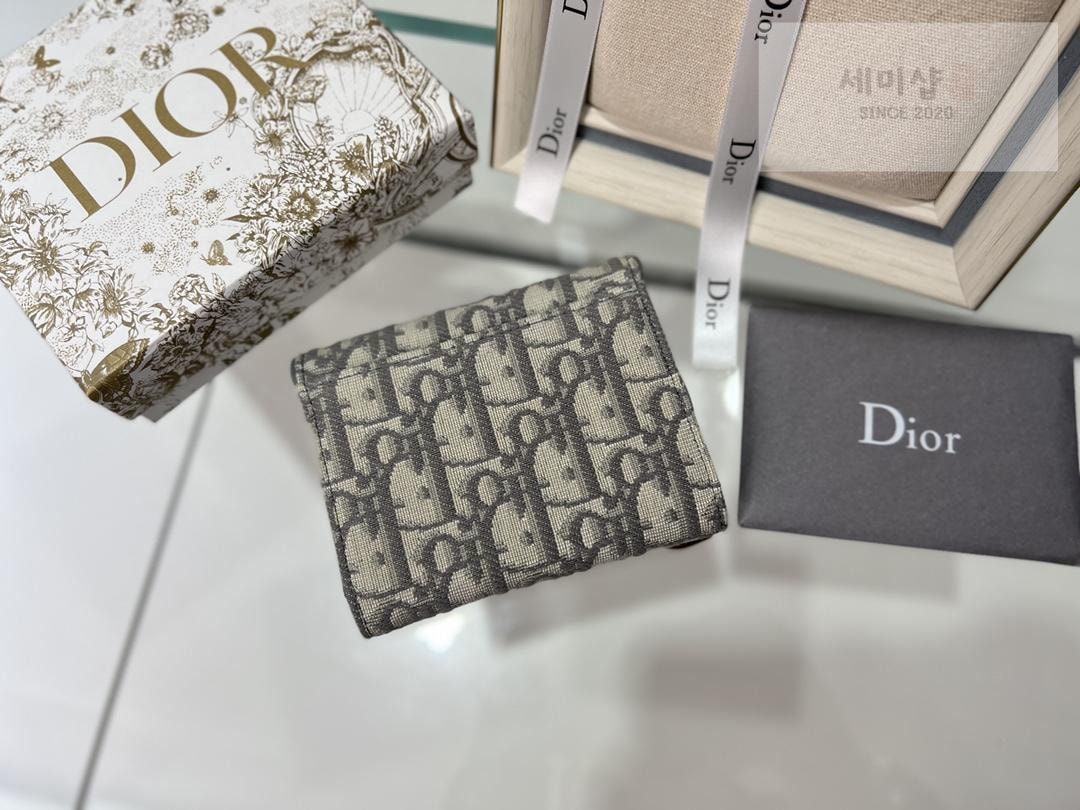 D I O R Dior Saddle Lotus Oblique Wallet 지갑 7번 이미지