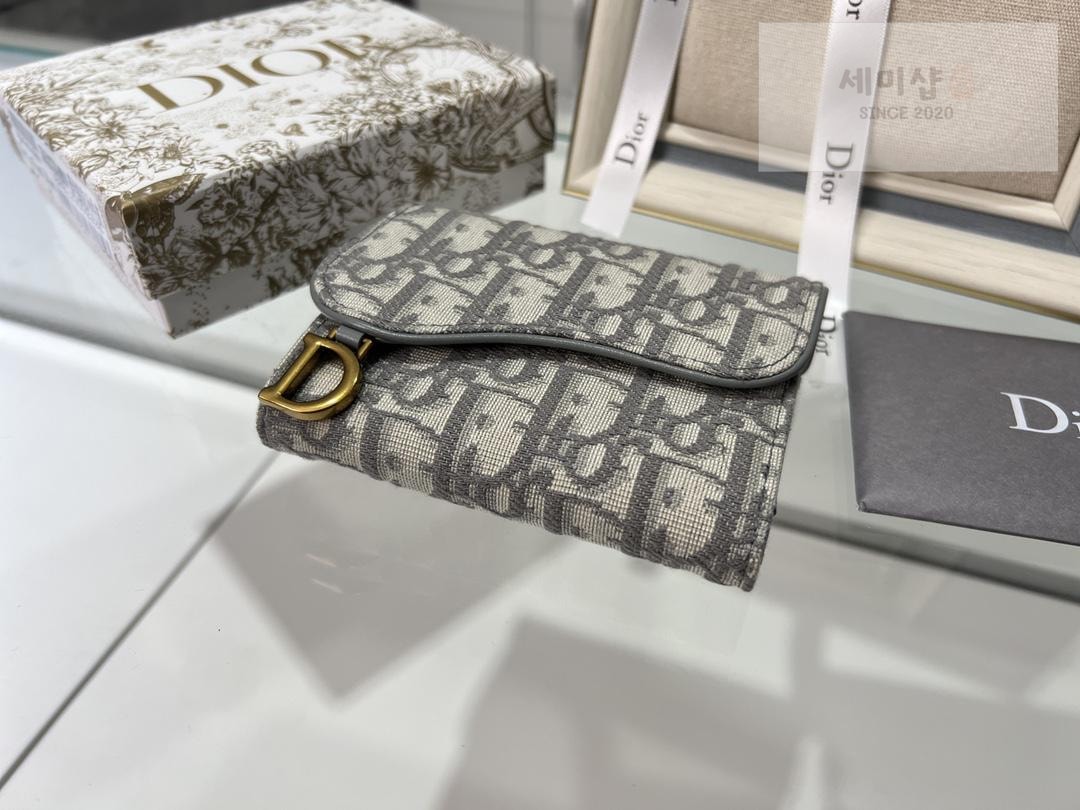 D I O R Dior Saddle Lotus Oblique Wallet 지갑 8번 이미지