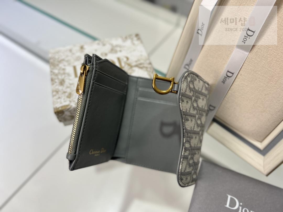 D I O R Dior Saddle Lotus Oblique Wallet 지갑 9번 이미지