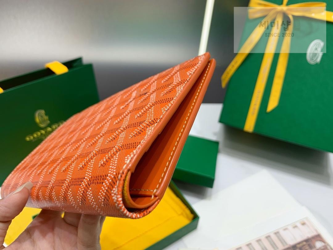 G O Y A R D Goyard Bi Fold Long Wallet 오렌지 지갑 3번 이미지