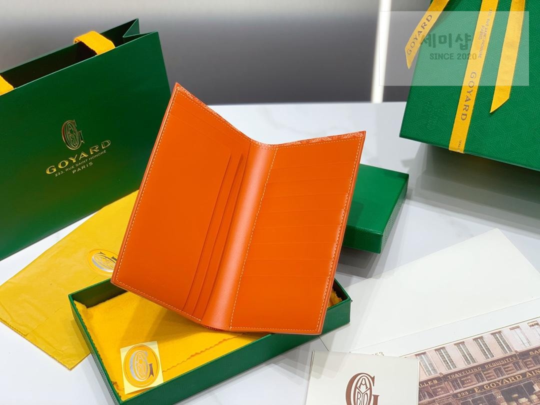 G O Y A R D Goyard Bi Fold Long Wallet 오렌지 지갑 4번 이미지